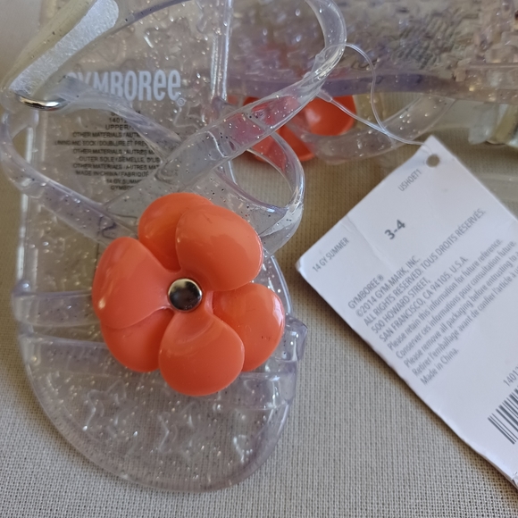 Gymboree Flower Sparkle Jelly Sandals - Picture 6 of 8